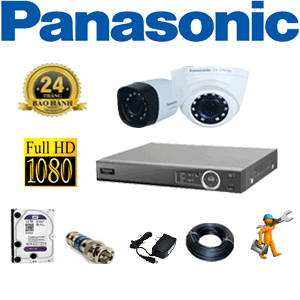 LẮP ĐẶT TRỌN BỘ 2 CAMERA PANASONIC 2.0MP (PAN-21314)